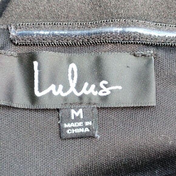 Lulus Stunning Black Dress Whimsigoth Quiet Elegance - Picture 11 of 14